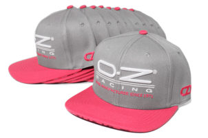 oz racing cap grau pink